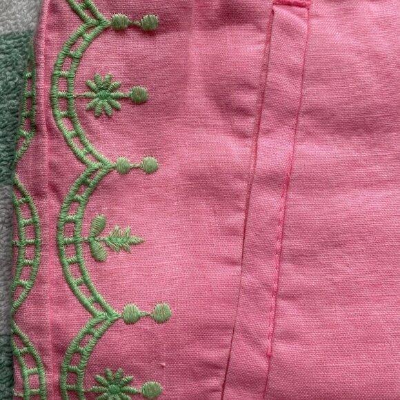 NWT, Lilly Pulitzer Laryn Linen Short in Pink Shandy - Picture 3 of 3